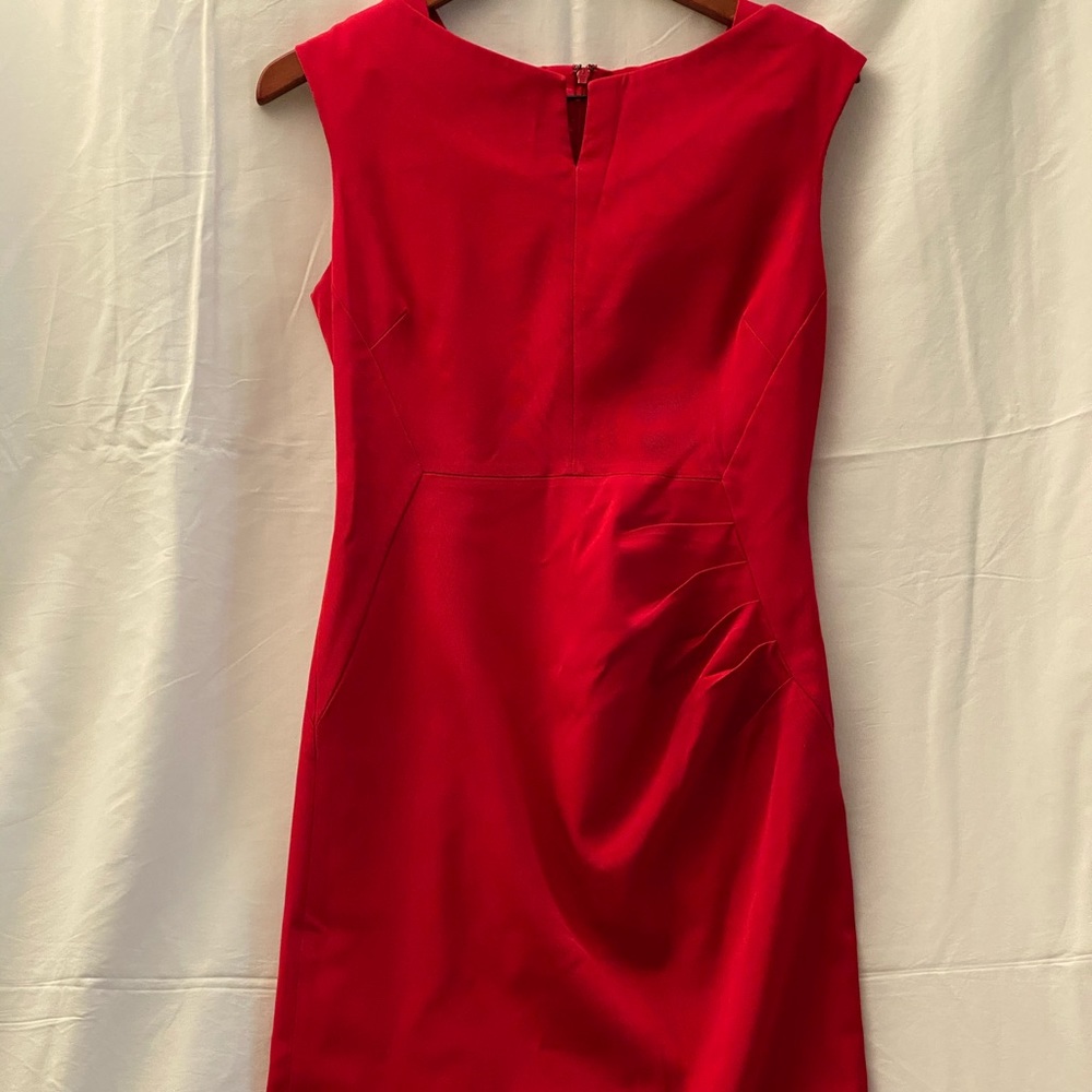 L.k. Bennett D R Tancy Dress Raspberry Size 8 , - Picture 3 of 9